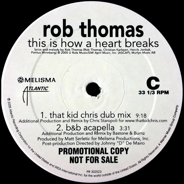 Rob Thomas - This Is How A Heart Breaks