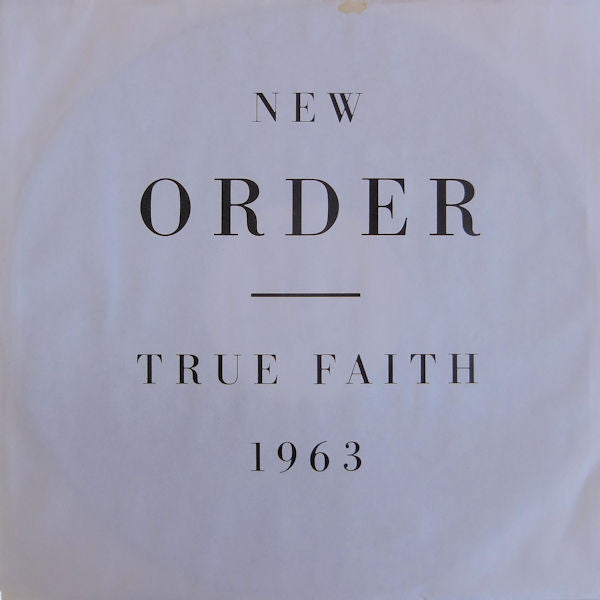 New Order - True Faith / 1963