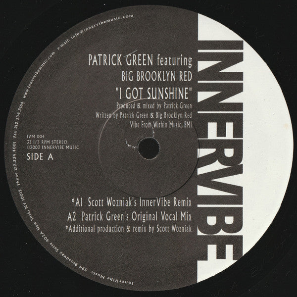 Patrick Green - I Got Sunshine