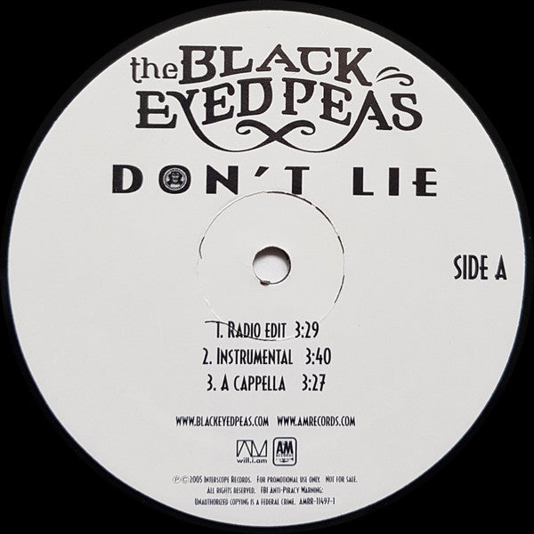Black Eyed Peas - Don't Lie