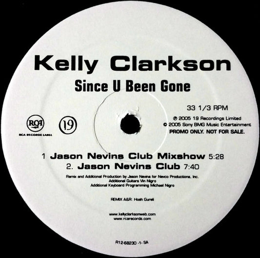 Since U Been Gone (Jason Nevins Remixes)