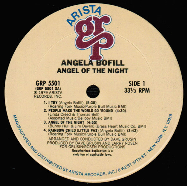 Angela Bofill - Angel Of The Night