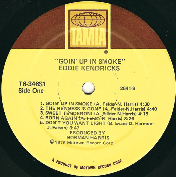Eddie Kendricks - Goin' Up In Smoke
