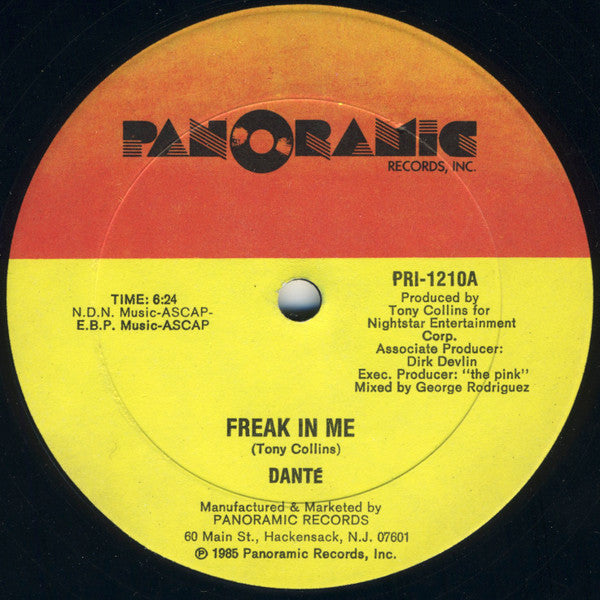 Danté (3) - Freak In Me