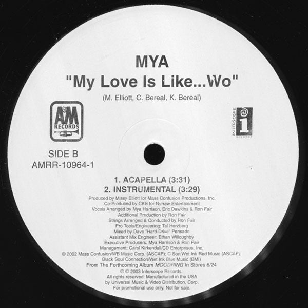 Mya - My Love Is Like... Wo