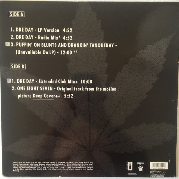 Dr. Dre - Dre Day (12", 1992)