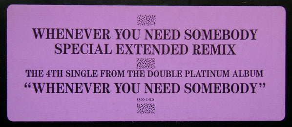 Rick Astley - Whenever You Need Somebody