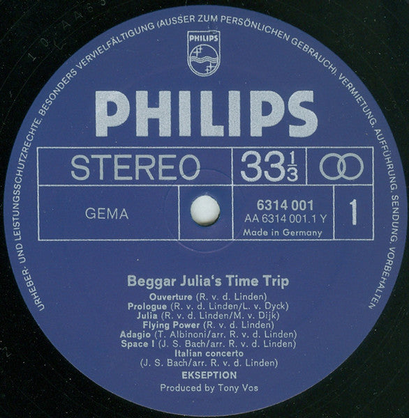 Ekseption - Beggar Julia's Time Trip