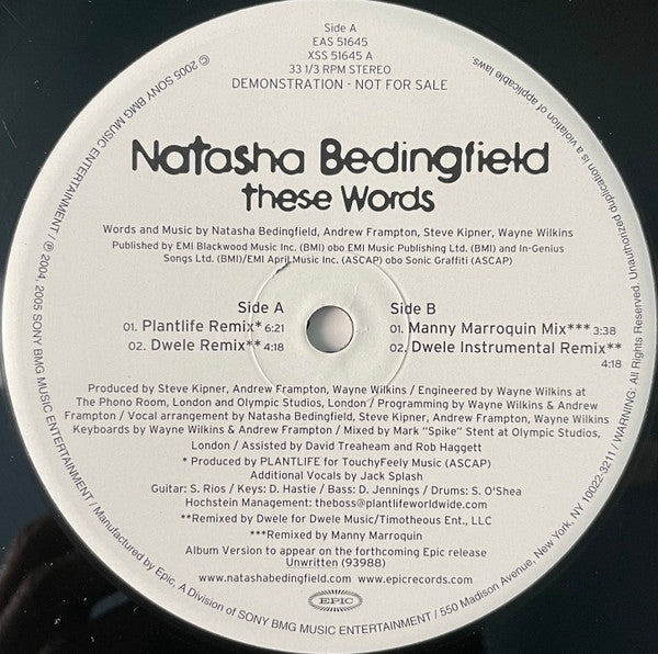 Natasha Bedingfield - These Words