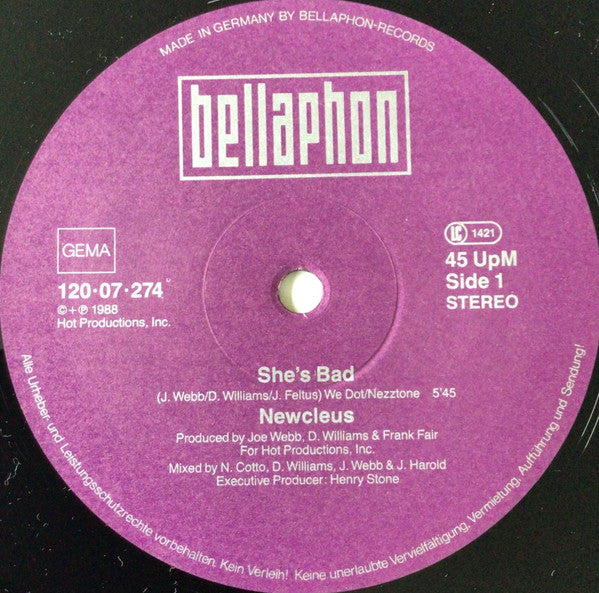 Newcleus - She's Bad