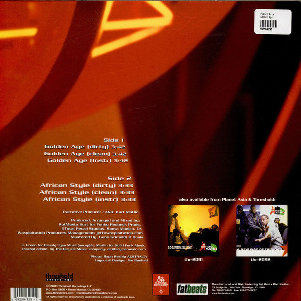 Planet Asia - Golden Age / African Style