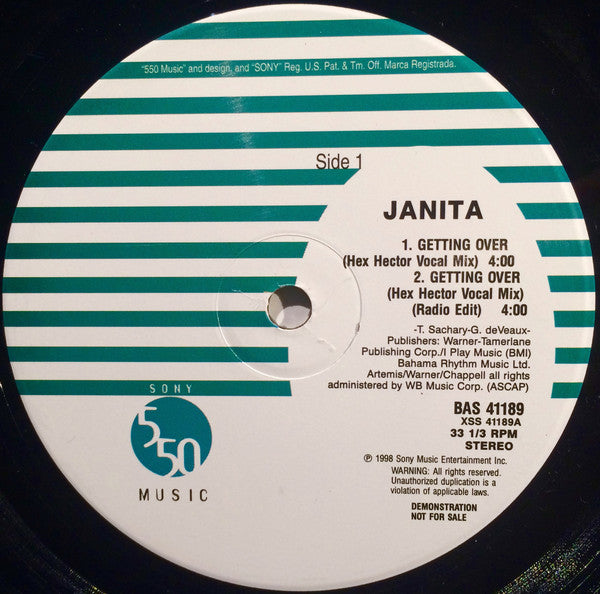 Janita - Getting Over