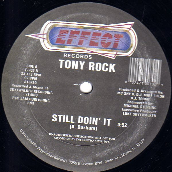 Tony Rock - She Put Me In A Trance / Still Doin' It