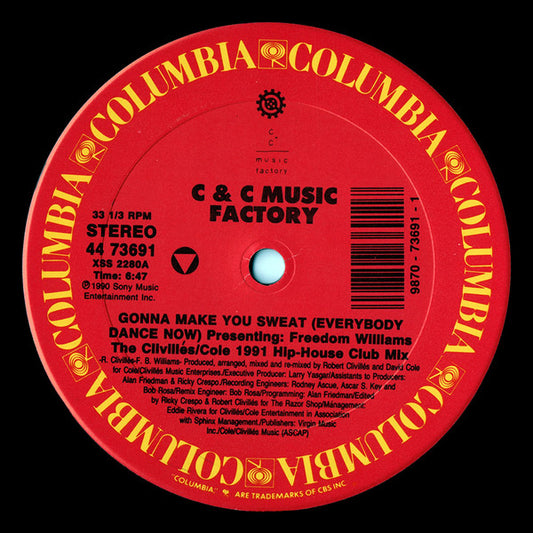 C + C Music Factory - Gonna Make You Sweat (Everybody Dance Now) (1991 Remix)