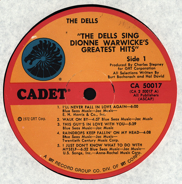 The Dells Sing Dionne Warwicke's Greatest Hits