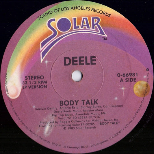 The Deele - Body Talk