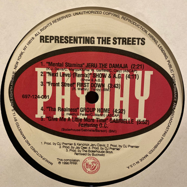 Various - Payday - Representin' The Streets