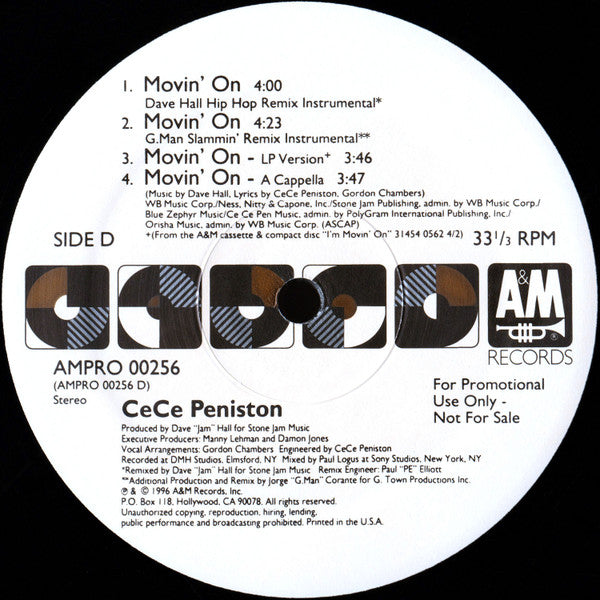 Ce Ce Peniston - Movin' On