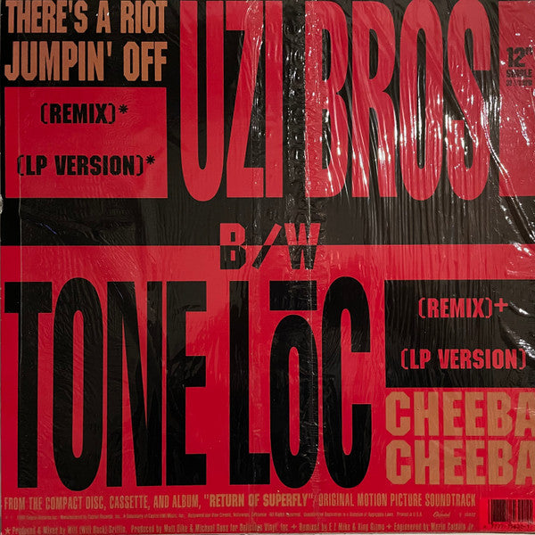 Uzi Bros. - There's A Riot Jumpin' Off / Cheeba Cheeba