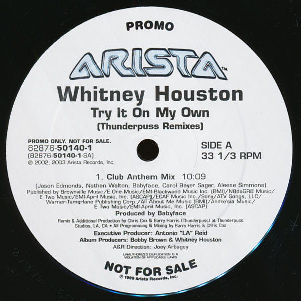 Whitney Houston - Try It On My Own (Thunderpuss Remixes)