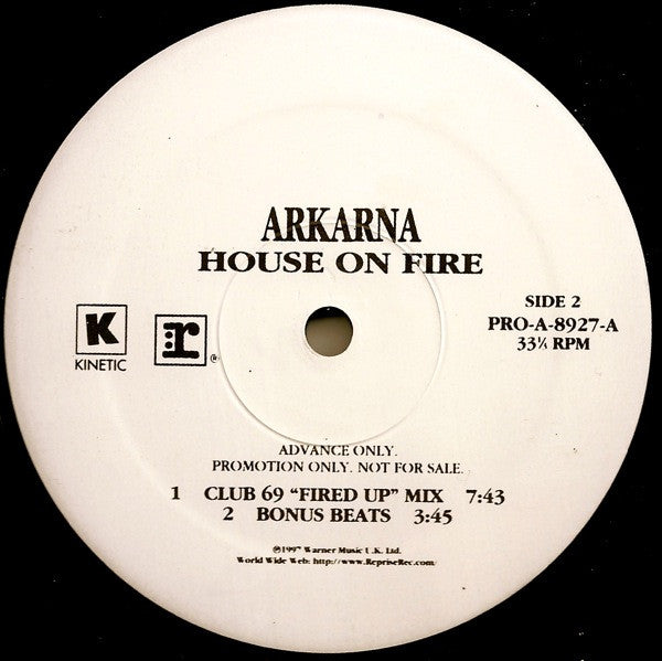 Arkarna - House On Fire