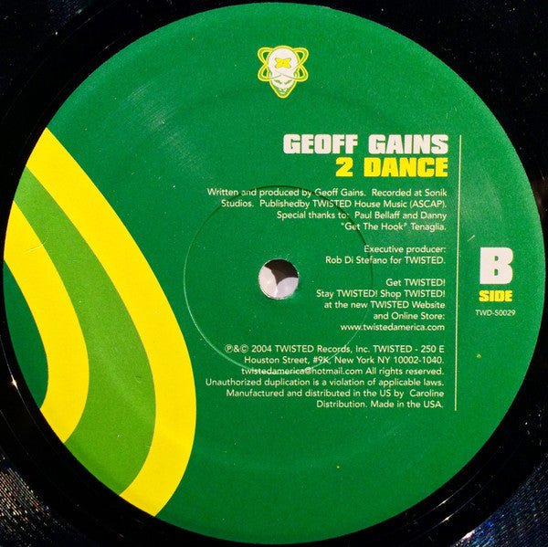 Geoff Gains - Tribal Patrol / 2 Dance