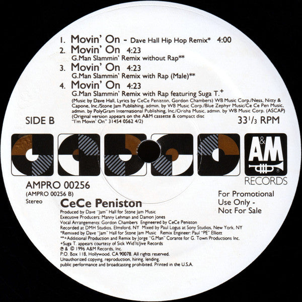 Ce Ce Peniston - Movin' On