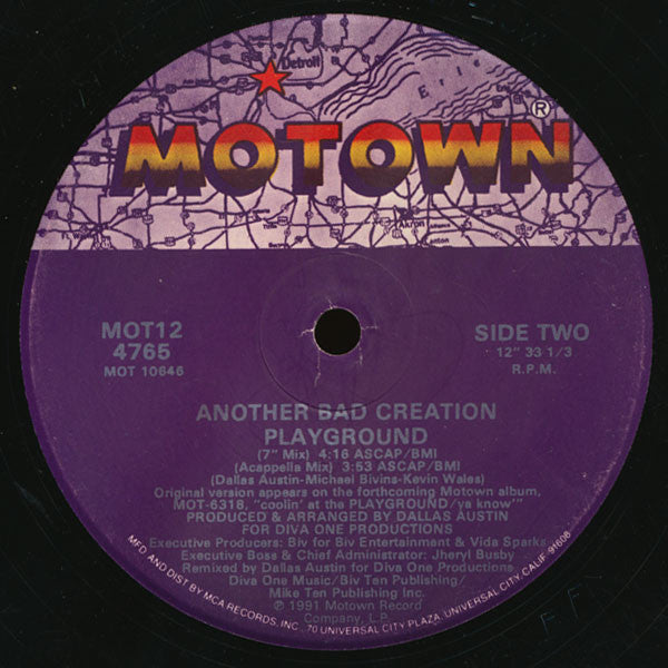 Another Bad Creation - Playground