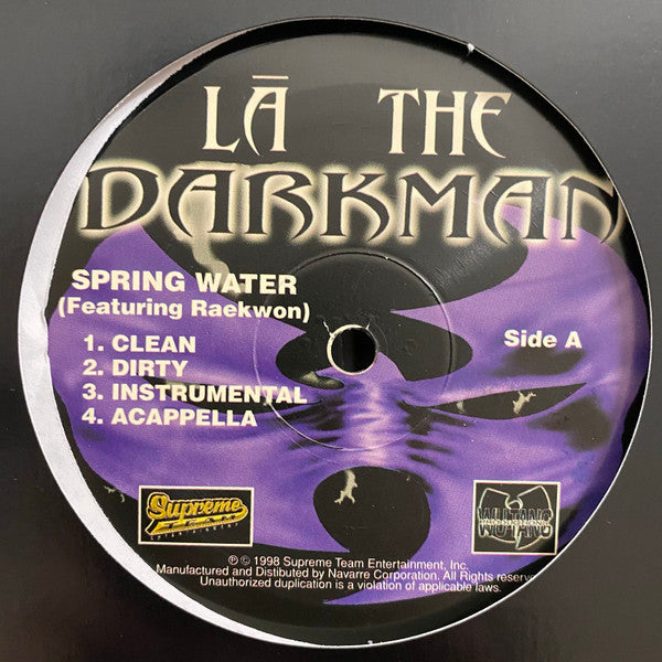 LA The Darkman - Spring Water / City Lights