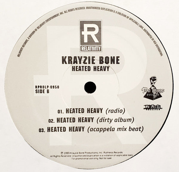 Krayzie Bone - We Starvin / Heated Heavy