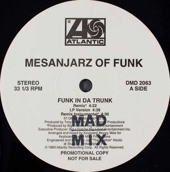 Mesanjarz Of Funk - Funk In Da Trunk / Flip Da Script