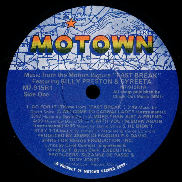 Billy Preston - Music From The Motion Picture "Fast Break"