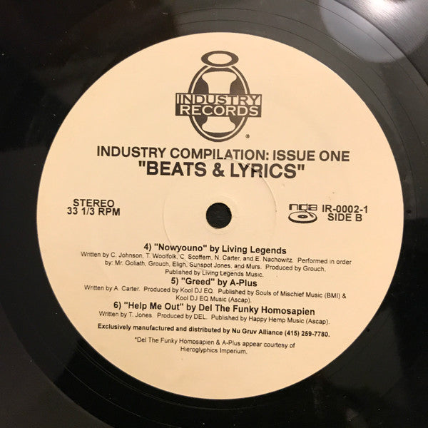Various - Beats & Lyrics (Industry Hip Hop Compilation: Issue One)