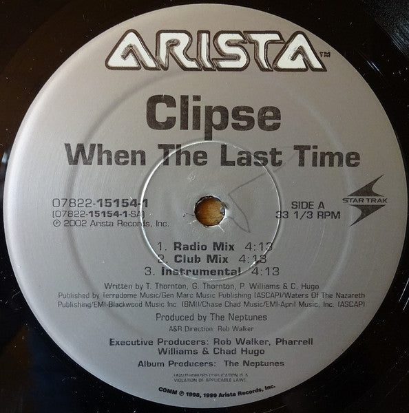 Clipse - When The Last Time