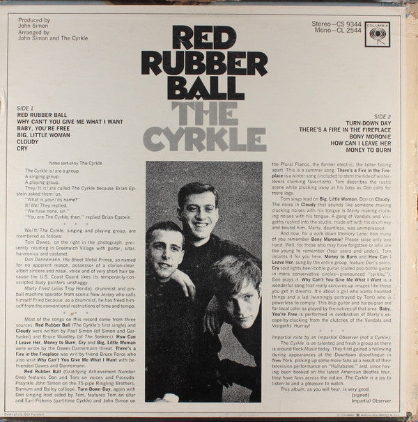 Cyrkle, The - Red Rubber Ball