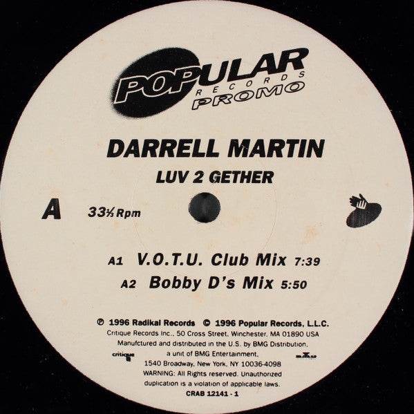 Darrell Martin - Luv 2 Gether