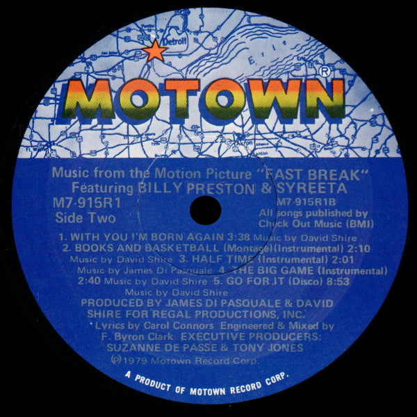 Billy Preston - Music From The Motion Picture "Fast Break"