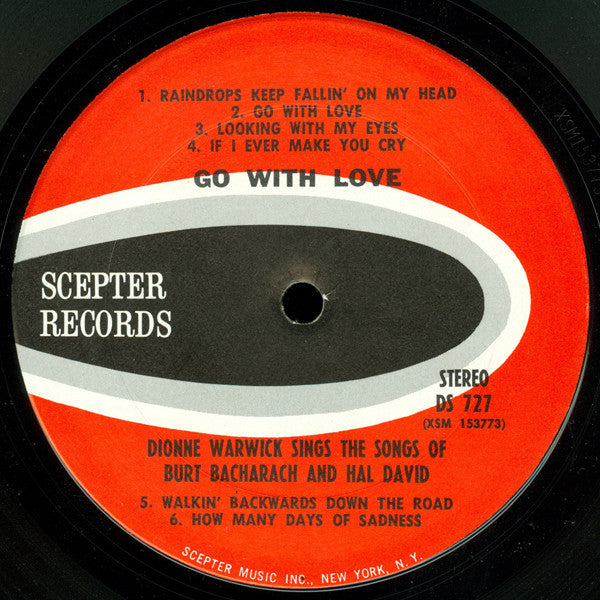 Dionne Warwick - Go With Love (Dionne Warwick Sings The Songs Of Burt Bacharach And Hal David)