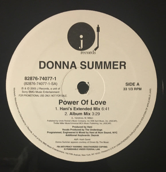 Donna Summer - Power Of Love (Hani Mixes)