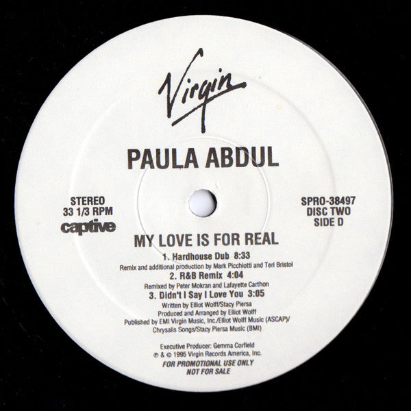 Paula Abdul - My Love Is For Real