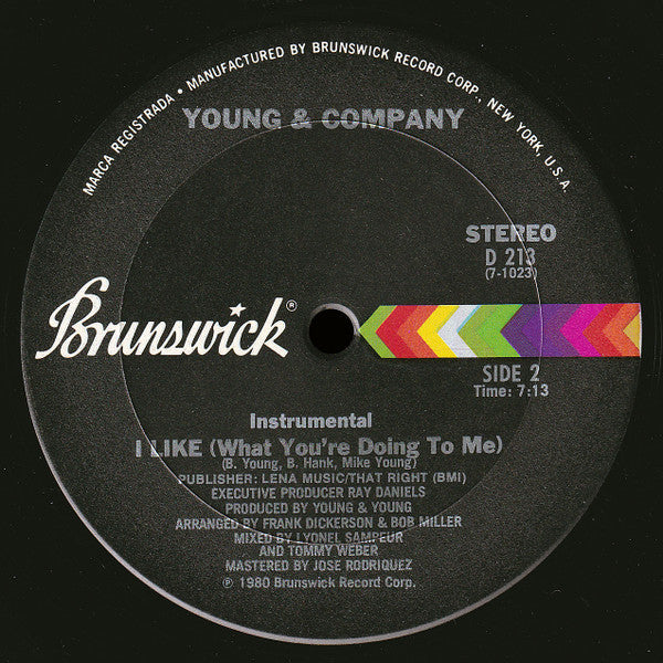 Young & Company - I Like (What You're Doing To Me)