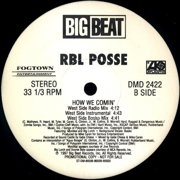RBL Posse - How We Comin'