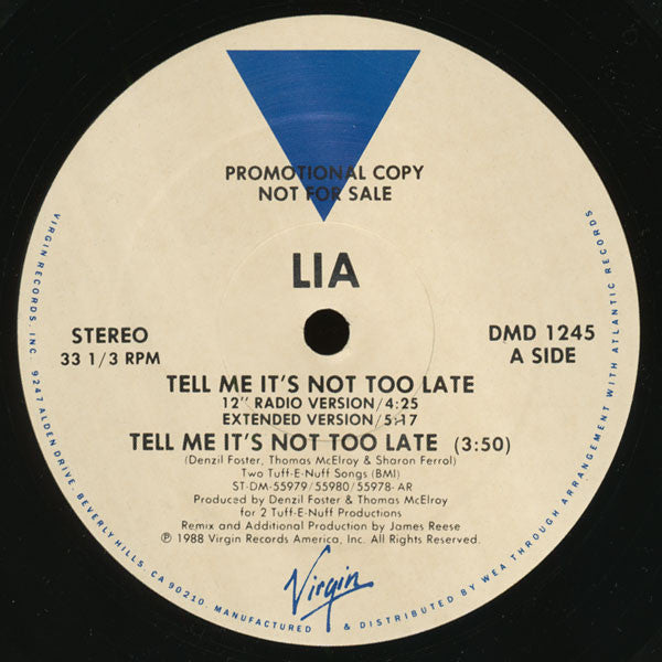 Lia Grant - Tell Me It's Not Too Late
