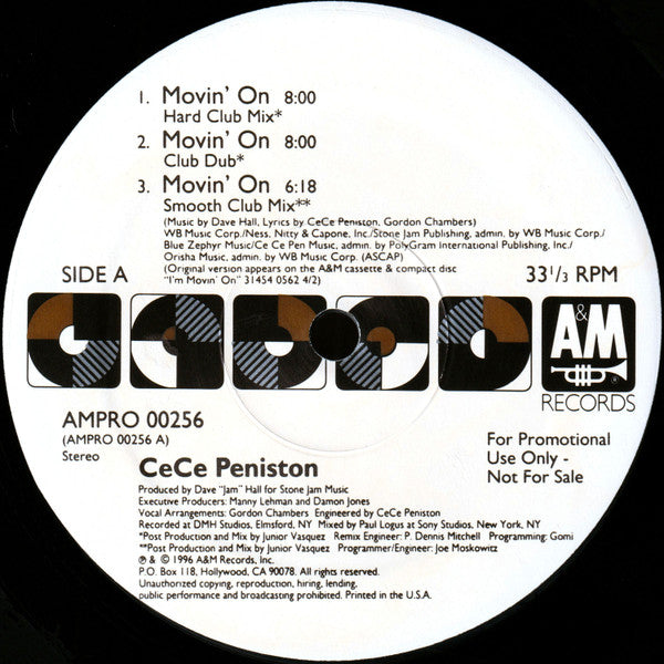 Ce Ce Peniston - Movin' On