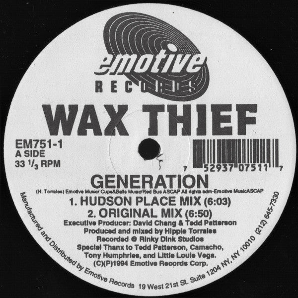 Wax Thief - Generation