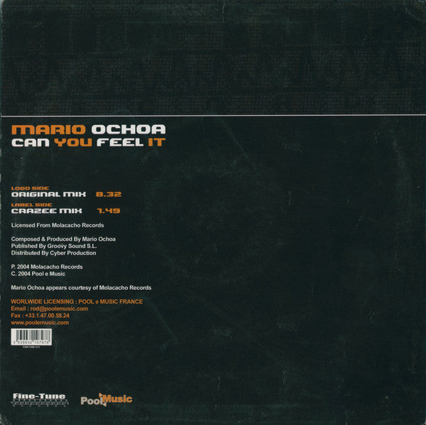 Mario Ochoa - Can You Feel It