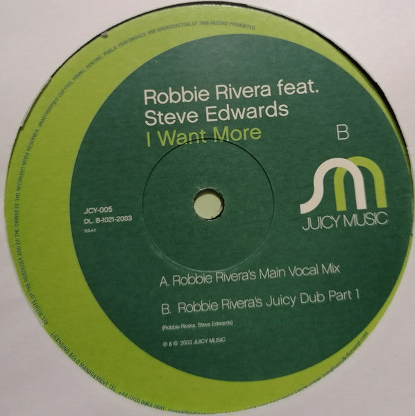 Robbie Rivera - I Want More