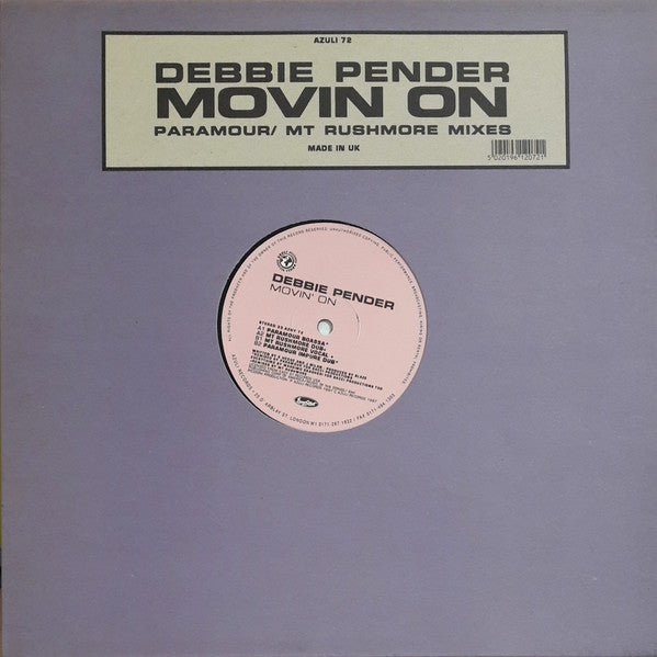 Debbie Pender - Movin' On (Paramour / Mt Rushmore Mixes)