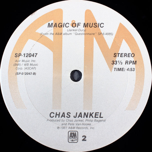 Chas Jankel - 109 (Give Me Something I Can Remember)