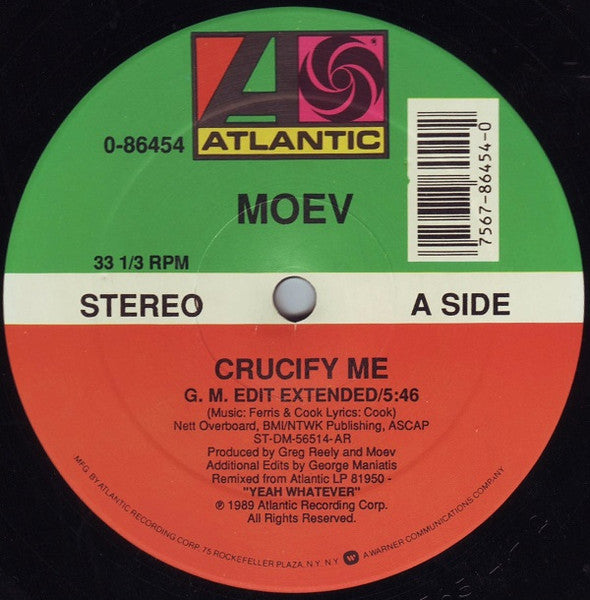 Moev - Crucify Me (Twelve Inch Single Remixes)